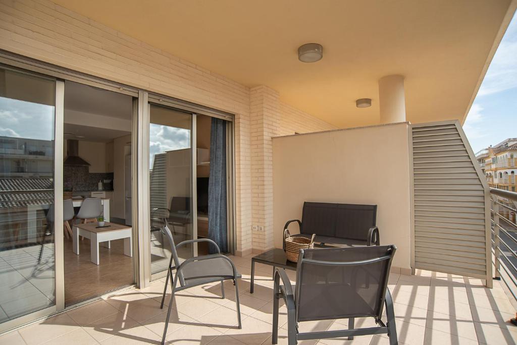 apartamento de alquiler moncofar terraza